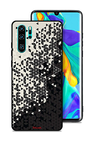 Tolwak غطاء حماية لهاتف هواوي P30 Pro بنمط مثلث فني رقمي