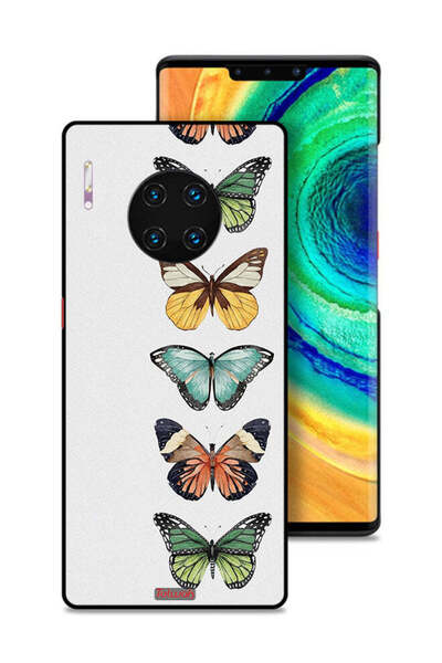 Tolwak غطاء حماية لهاتف هواوي ميت 30 إي برو 5G بنقشة أربع فراشات