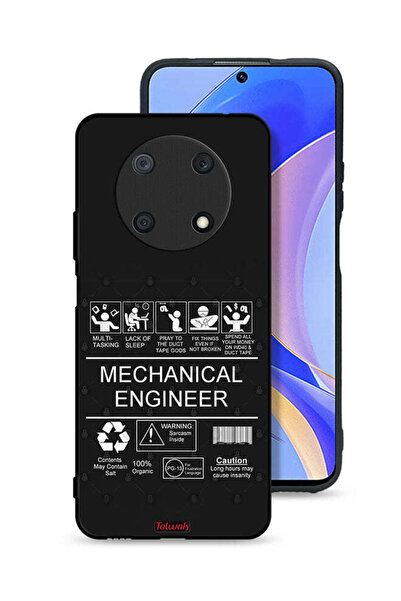 Tolwak غطاء حماية لهاتف هواوي نوفا Y90 - ملصق مهندس ميكانيكي