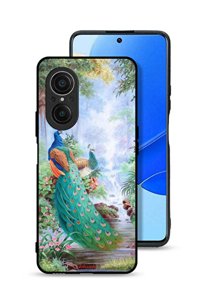 Tolwak غطاء حماية لهاتف هواوي نوفا 9 SE بنقشة الطاووس