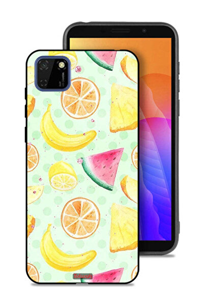 Tolwak غطاء حماية لهاتف هواوي Y5p برسومات فنية بألوان مائية وفواكه