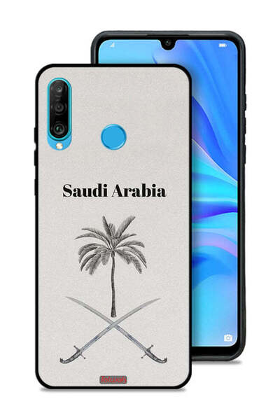 Tolwak غطاء حماية لهاتف هواوي بي 30 لايت - لوحة فنية لعلامة المملكة العربية ا...