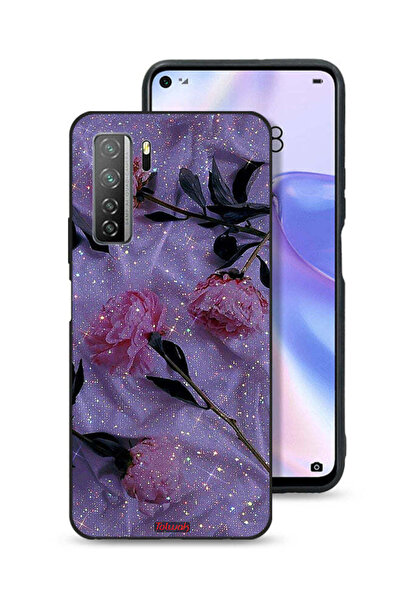 Tolwak غطاء حماية لهاتف هواوي نوفا 7 SE 5G بنقشة ورود لامعة