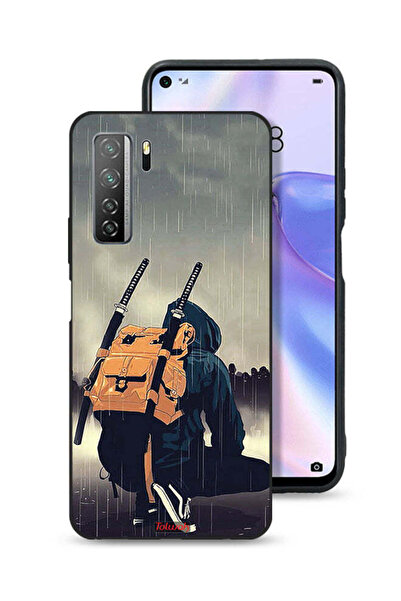 Tolwak غطاء حماية لهاتف هواوي نوفا 7 SE 5G برسومات سيف ساموراي الرقمية