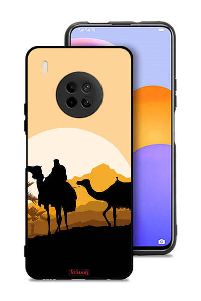 Tolwak غطاء حماية لهاتف هواوي Y9a بتصميم فن الجمال في الصحراء