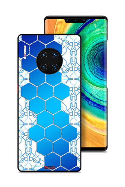 Tolwak غطاء حماية لهاتف هواوي ميت 30 إي برو 5G، أيقونة سداسية الشكل، شبكات قر...