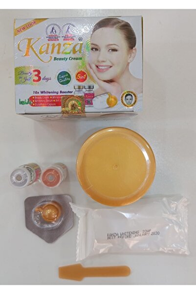 DARASABUN Kanza Beyazlatıcı Krem ve Sabun Seti 5in1