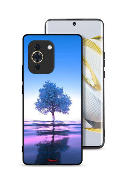 Tolwak غطاء حماية لهاتف هواوي نوفا 10 بتصميم شجرة نيون وانعكاس مائي فني رقمي