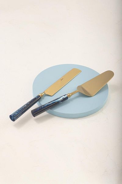 Mena Rise Şirinshop Razzo 2-Piece Cake Serving Set 1108107