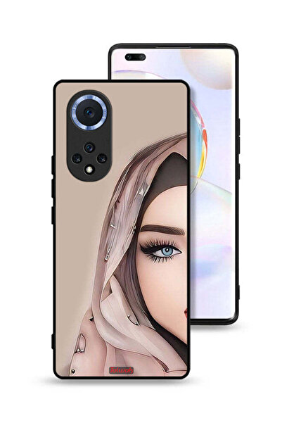 Tolwak غطاء حماية لهاتف Honor 50 Pro برسومات فتاة نصف وجه
