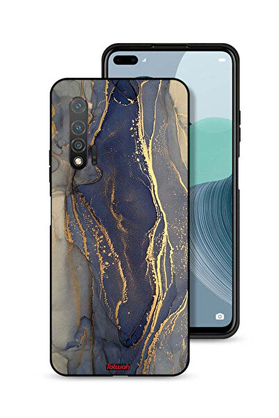 Tolwak غطاء حماية لهاتف هواوي نوفا 6 بنمط رخامي لامع