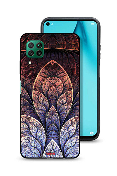 Tolwak غطاء حماية لهاتف هواوي P40 لايت 4G بتصميم تجريدي زهري فركتالي