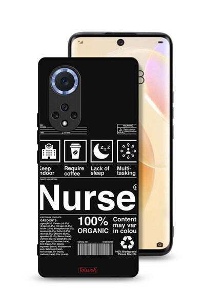 Tolwak Huawei nova 9 Protective Case Cover Nurse Sticker