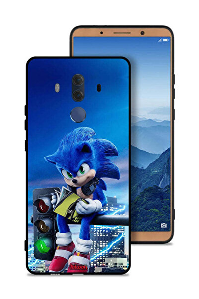 Tolwak غطاء حماية لهاتف هواوي ميت 10 برو بطبعة سونيك ريدينج