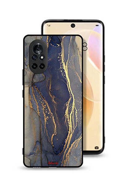 Tolwak غطاء حماية لهاتف هواوي نوفا 8 بنمط رخامي لامع