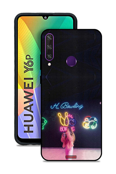 Tolwak Huawei Y6p Protective Case Cover Bowling Lover