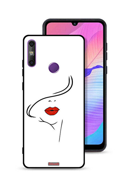 Tolwak غطاء حماية لهاتف هواوي إنجوي 20e برسومات وجه فتاة