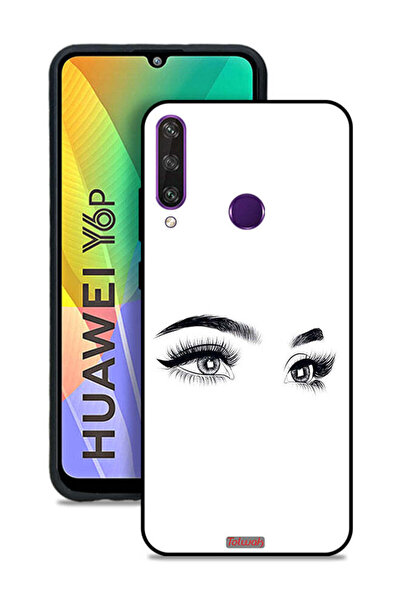 Tolwak Huawei Y6p Protective Case Cover Eyes Art