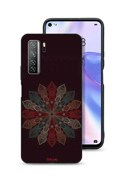Tolwak غطاء حماية لهاتف هواوي نوفا 7 SE 5G بنقشة زهرة ماندالا