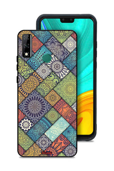 Tolwak غطاء حماية لهاتف هواوي Y8s بنمط ماندالا