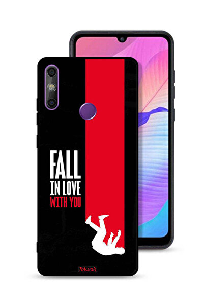 Tolwak Huawei Enjoy 20e Protective Case Cover Fall In Love With You