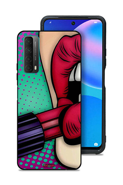 Tolwak غطاء حماية لهاتف هواوي بي سمارت (2021) أحمر شفاه