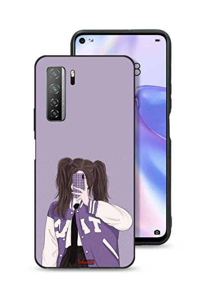 Tolwak غطاء حماية لهاتف هواوي P40 لايت 5G لالتقاط صور سيلفي