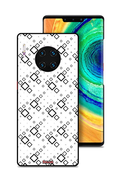 Tolwak غطاء حماية لهاتف هواوي ميت 30 برو بتصميم مربع تجريدي فني رقمي