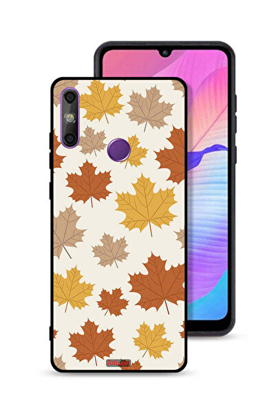 Tolwak غطاء حماية لهاتف هواوي إنجوي 20e بنقشة أوراق الخريف