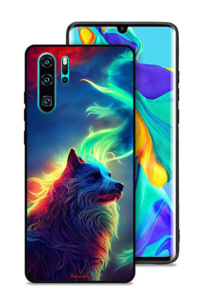 Tolwak غطاء حماية لهاتف هواوي P30 Pro بتصميم الذئب