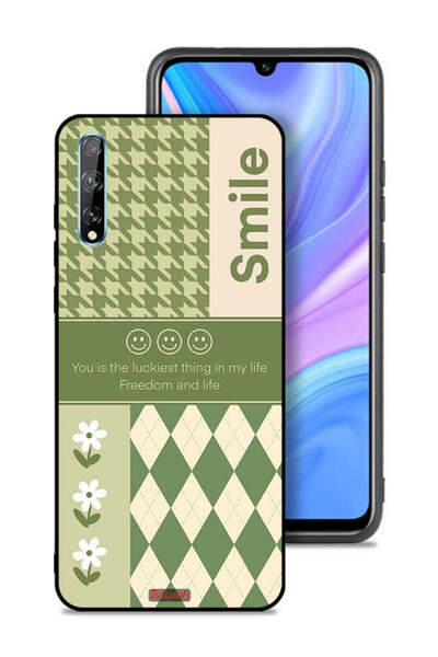 Tolwak غطاء حماية لهاتف هواوي Y8p الابتسامة هي أسعد شيء في حياتي