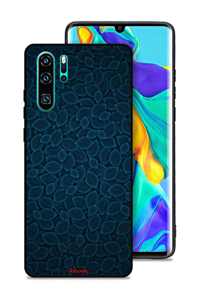 Tolwak غطاء حماية لهاتف هواوي بي 30 برو بنقشة أوراق الشجر الفنية الرقمية