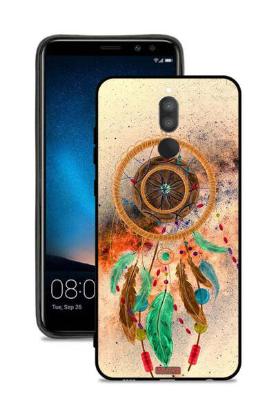 Tolwak غطاء حماية لهاتف هواوي ميت 10 لايت بتصميم ماندالا وريش معلق