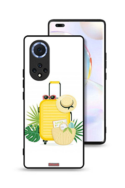 Tolwak غطاء حماية لهاتف Honor 50 Pro برسومات فنية رقمية صيفية