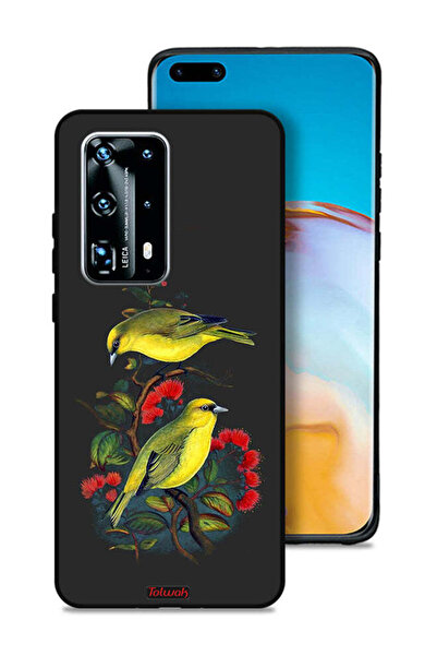 Tolwak غطاء حماية لهاتف هواوي بي 40 برو بلس 5G بنقشة طيور