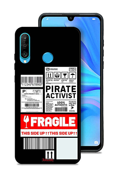 Tolwak غطاء حماية لهاتف هواوي P30 لايت - ملصق ناشط خاص قابل للكسر