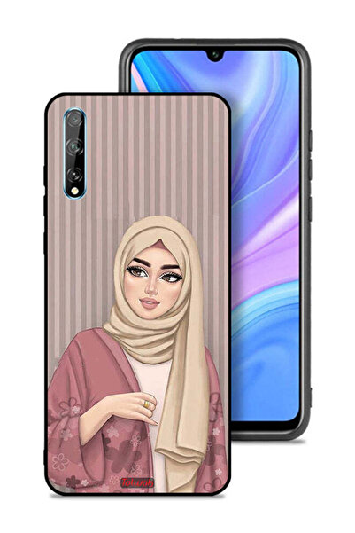 Tolwak غطاء حماية لهاتف هواوي بي سمارت إس برسومات فتاة محجبة