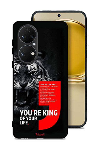 Tolwak غطاء حماية لهاتف هواوي بي 50 أنت ملك حياتك