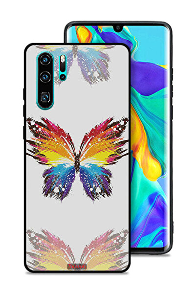 Tolwak غطاء حماية لهاتف هواوي بي 30 برو، تصميم فني رقمي، خلفية بسيطة، فراشة