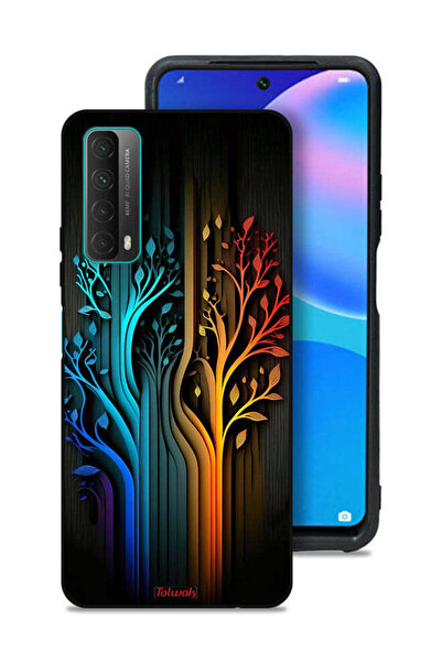 Tolwak غطاء حماية لهاتف هواوي Y7a بتصميم أوراق الشجر