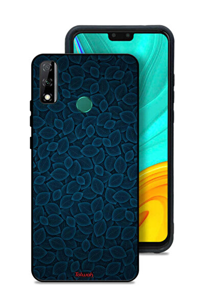 Tolwak غطاء حماية لهاتف هواوي Y8s بنقشة أوراق فنية رقمية