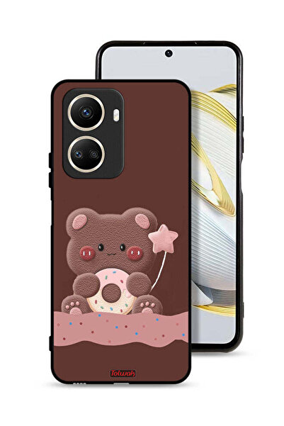 Tolwak غطاء حماية لهاتف هواوي نوفا 10 SE بتصميم دب الدونات