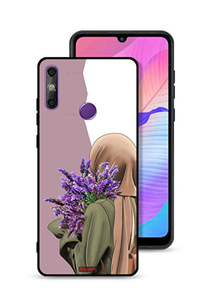 Tolwak غطاء حماية لهاتف هواوي إنجوي 20e يحمل زهرة