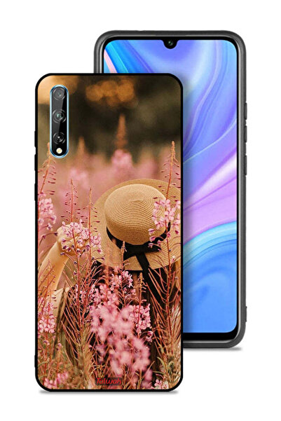Tolwak غطاء حماية لهاتف هواوي بي سمارت إس - فتاة قبعة مزينة بالزهور