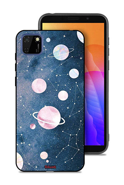 Tolwak Huawei Y5p Protective Case Cover Space Art