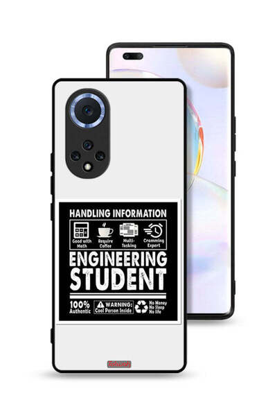 Tolwak غطاء حماية لهاتف Honor 50 Pro، ملصق طالب هندسة