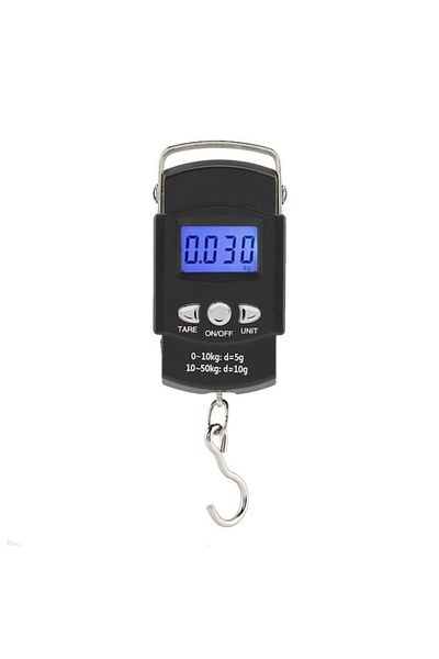 dalimag Digital Handheld Scale with Built-in Meter, 50kg Capacity, Black