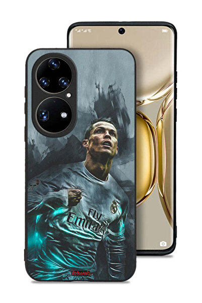 Tolwak غطاء حماية لهاتف هواوي P50 برو برسومات كريستيانو رونالدو