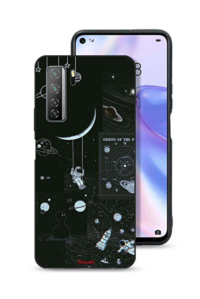 Tolwak غطاء حماية لهاتف هواوي بي 40 لايت 5G - مدارات الكواكب