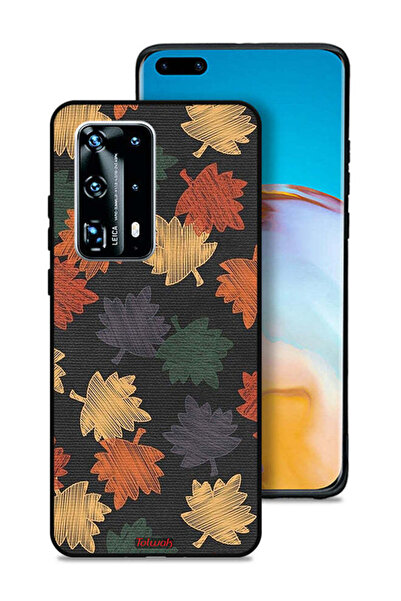 Tolwak غطاء حماية لهاتف هواوي بي 40 برو بلس 5G برسومات أوراق الخريف